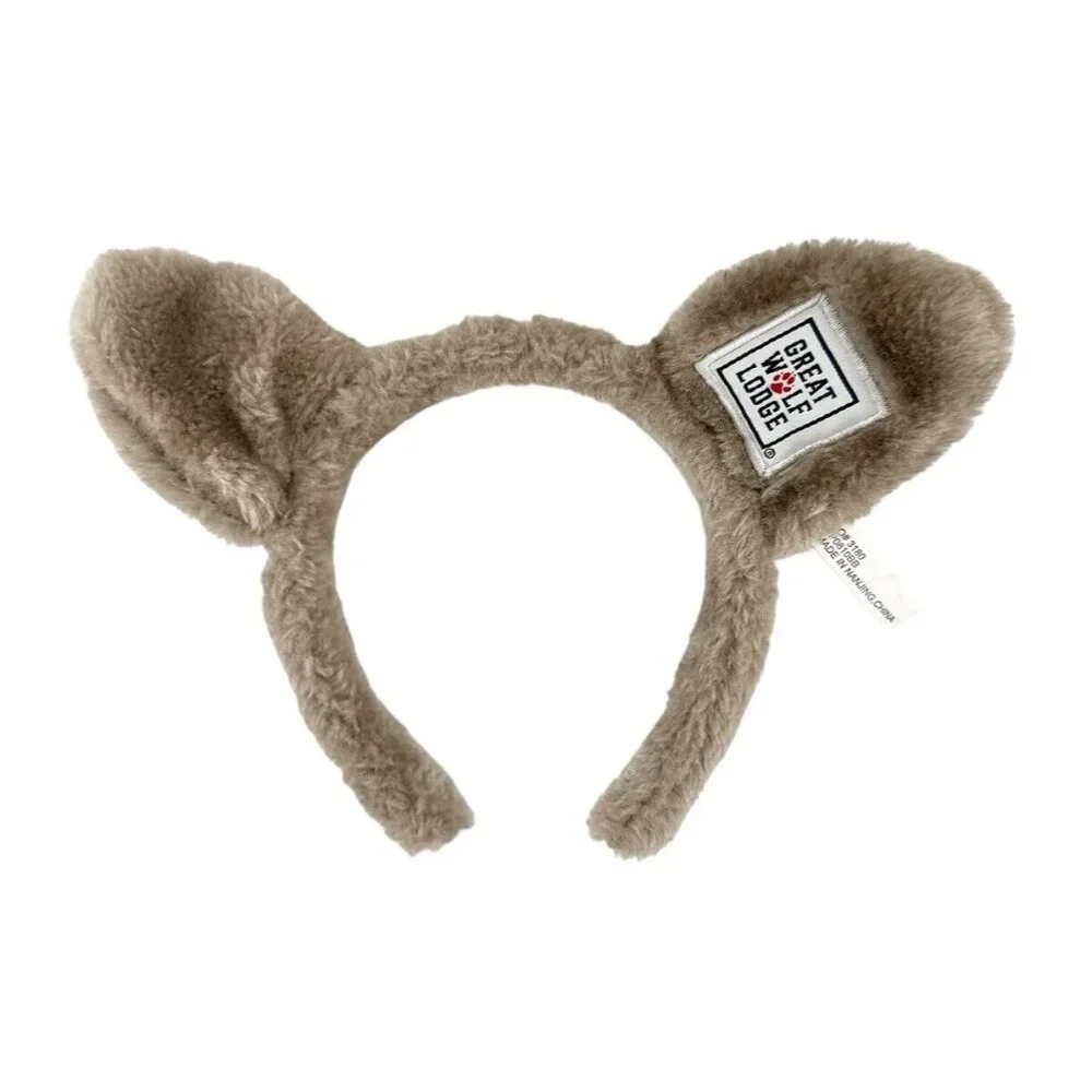 Great Wolf Lodge Gray Wolf Ears Headband Themed Party Favor Halloween Gift